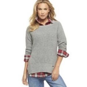 Toms for Target gray wool blend pull over sweater, size extra small